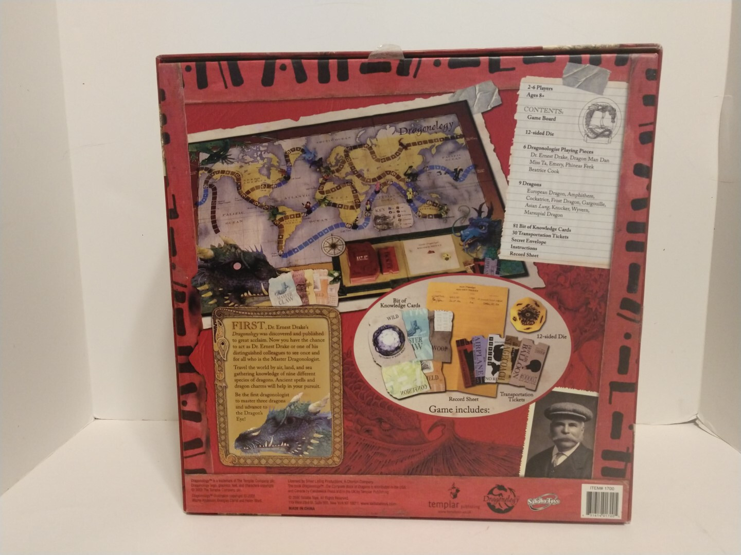 Sababa Toys ~ DRAGONOLOGY The Board Game ~ Fantasy Master Dragons Game ~Complete