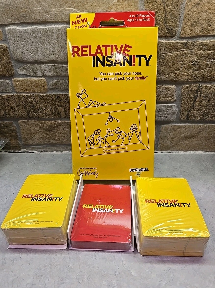 Relative Insanity Game -Jeff Foxworthy- Brand New Factory Sealed Cards