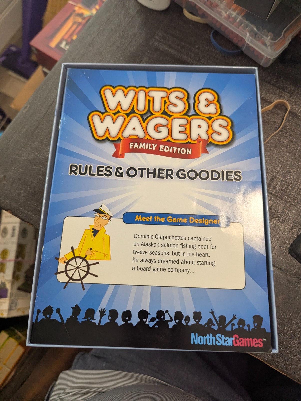 WITS & WAGERS Family Edition Board Game 100% COMPLETE 2013 MULTI AWARD WINNER