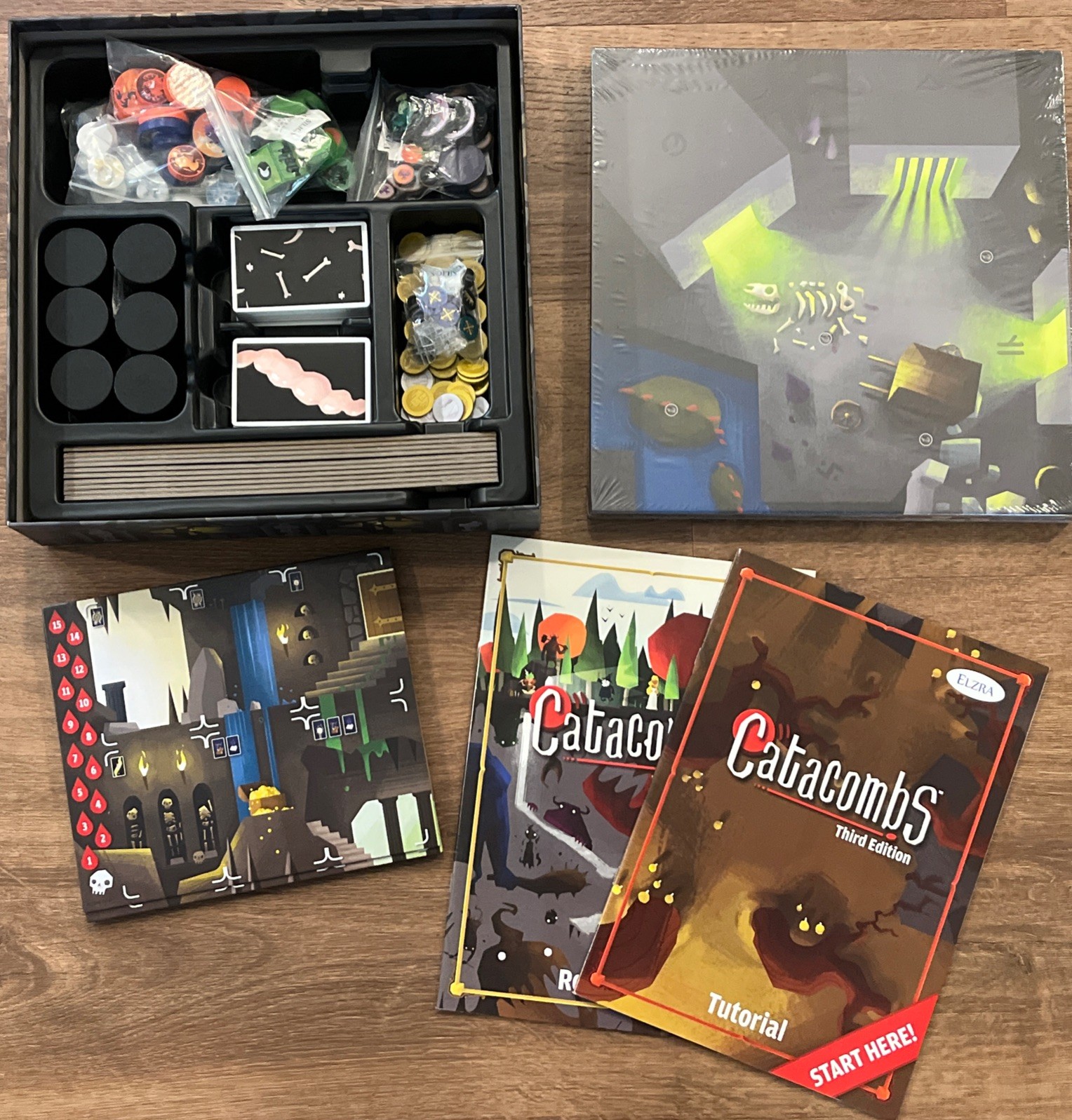 Catacombs 2019 Third Edition Kwanchai Moriya Elzra Corp 2-5 Players 14+ Years