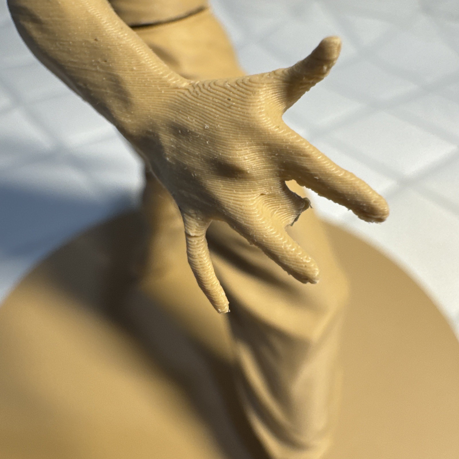 Bruce Lee Expansion: Bruce Lee Miniature Flawed 3D Rough Print Unpainted