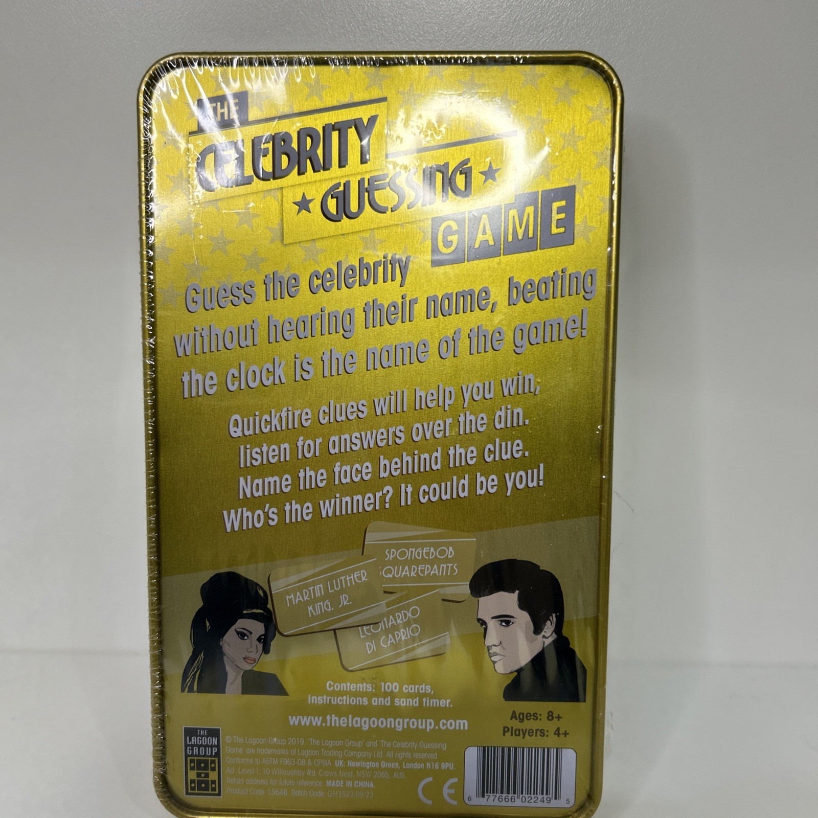 The Celebrity Guessing Game By Lagoon 100 Celebrities NIP Fast Famous Fun
