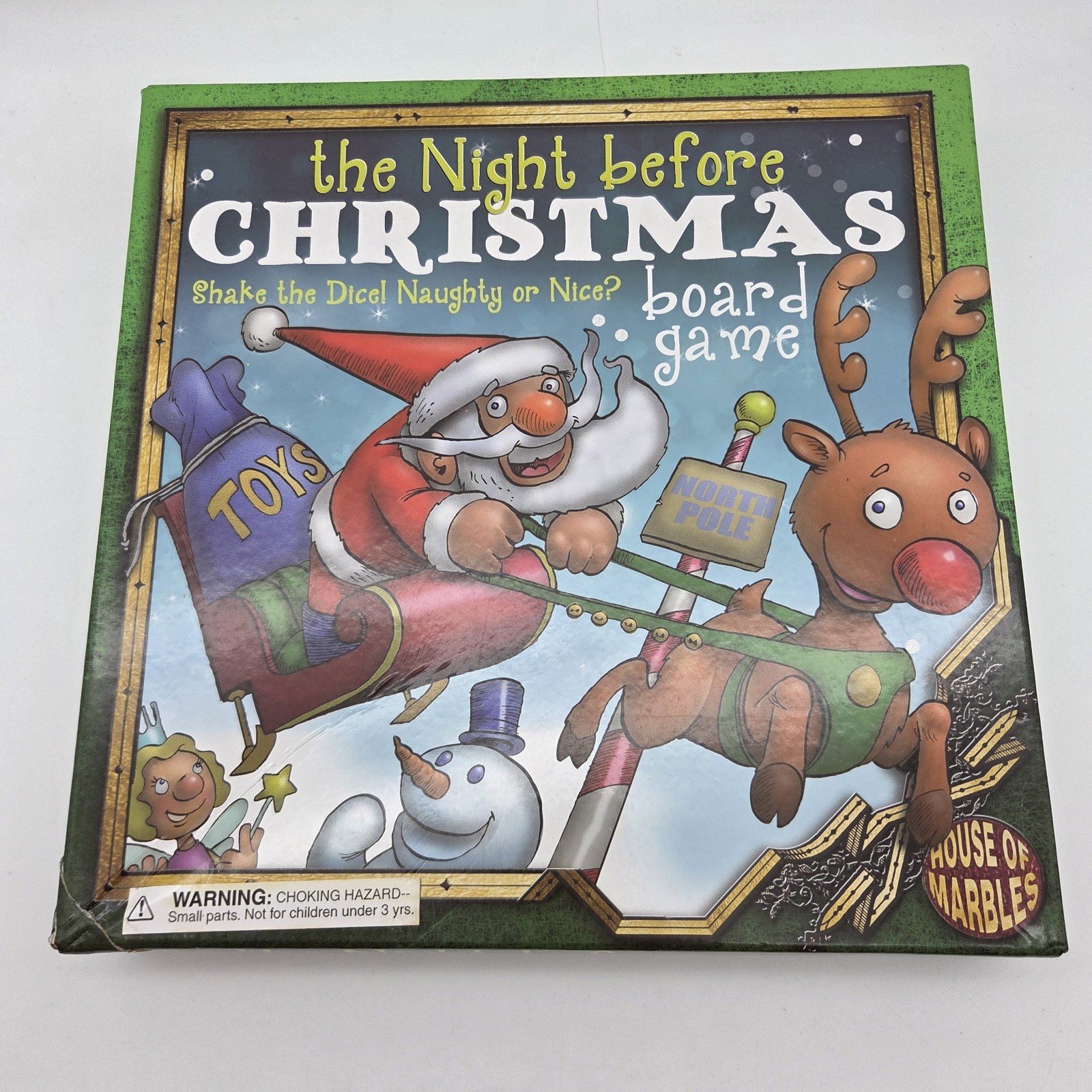 The Night Before Christmas Board Game House Of Marbles Complete- Quick Shipping