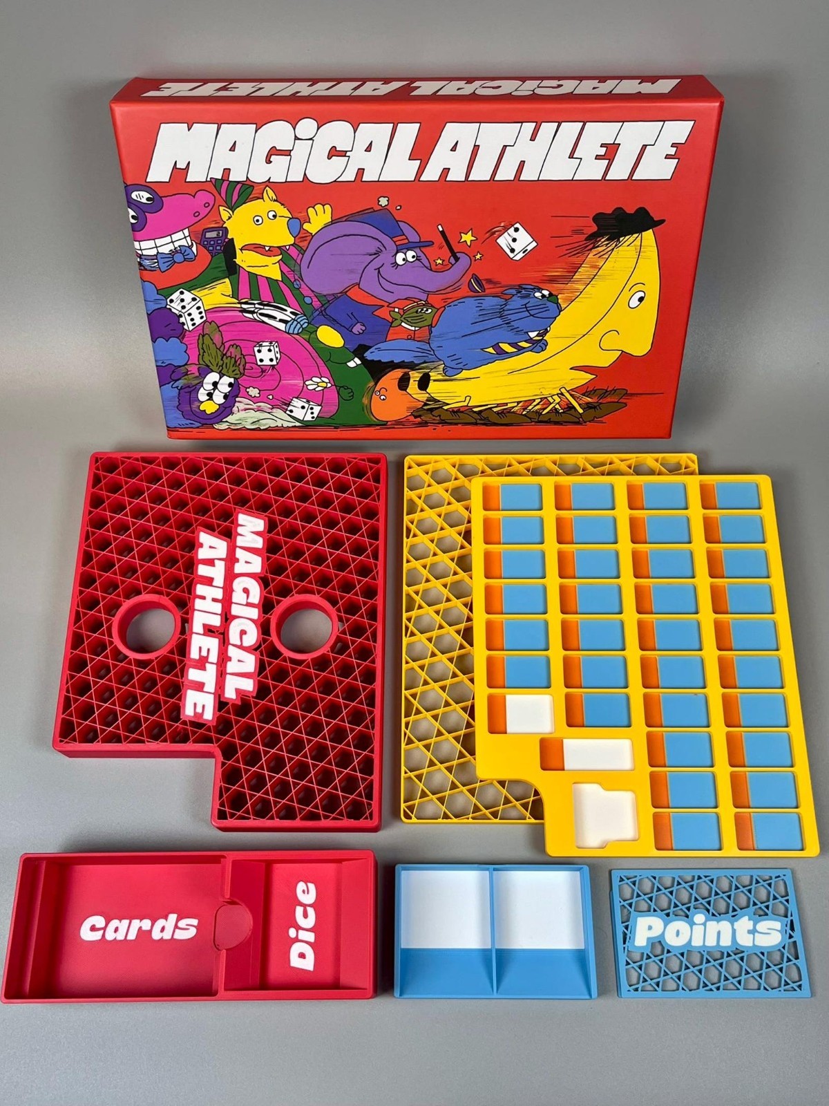 Insert for Magical Athlete | 3D Printed Board Game Organizer