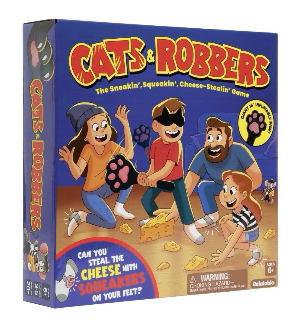 Cats & Robbers Family Board Game Ages 6+ New Sealed RELATABLE BRAND