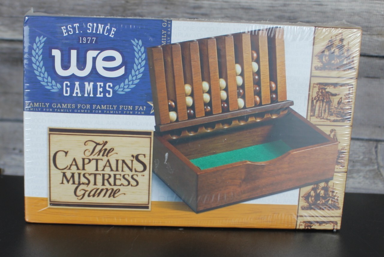 WE Games The Captain’s Mistress Game Wooden Board Strategy Game Brand New