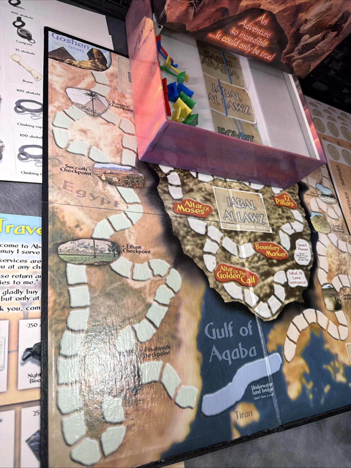 The Lost Mountain of God Bible Exodus Hebrews Bob Cornuke Family Board Game 7+