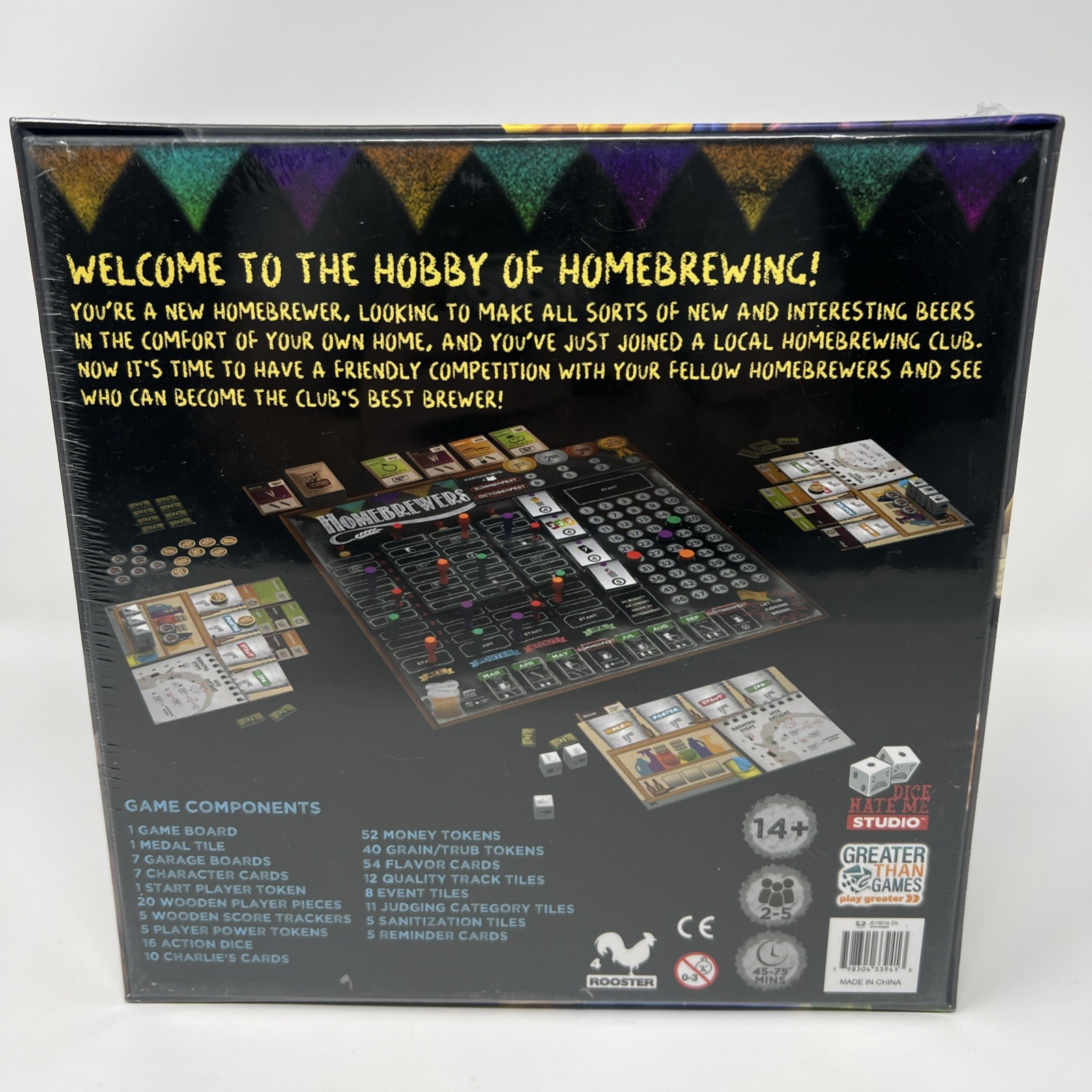HOMEBREWERS Board Game BRAND NEW Greater Than Games DICE HATE ME STUDIO