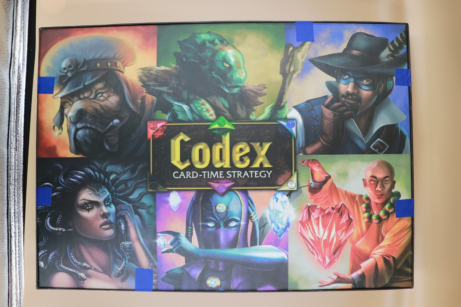 Deluxe Edition of Codex: Card-Time Strategy – new in box, customizable card game