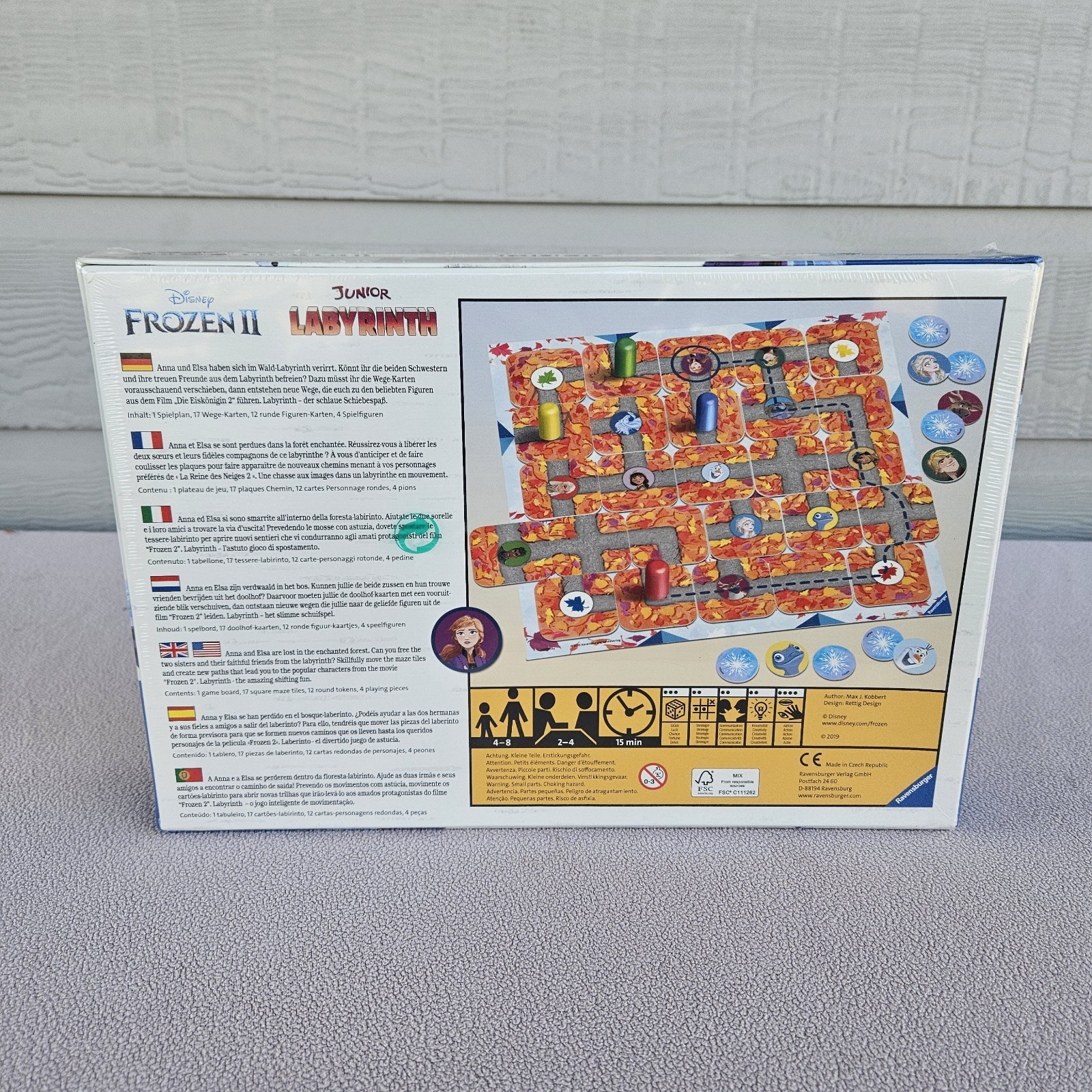 Disney’s Frozen II Labyrinth Junior Board Game Ravensburger 4+ 2-4 Players