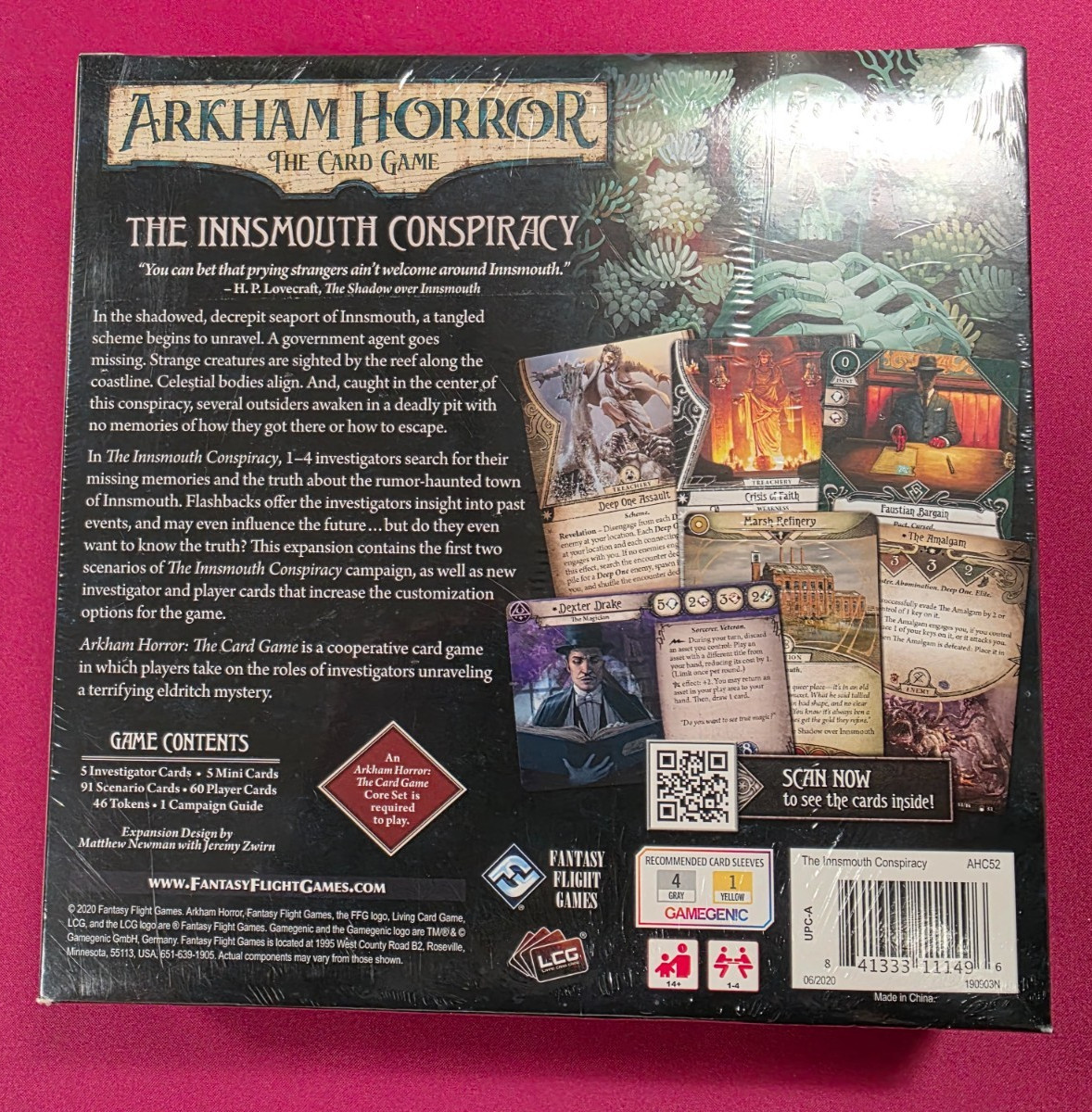 Arkham Horror The Innsmouth Conspiracy Expansion New, Sealed