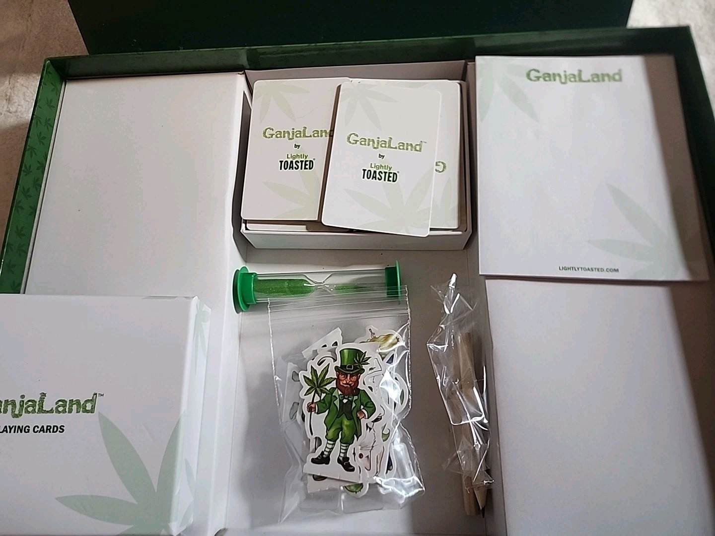 GanjaLand an Epic Weed Adventure Board Game Used Complete