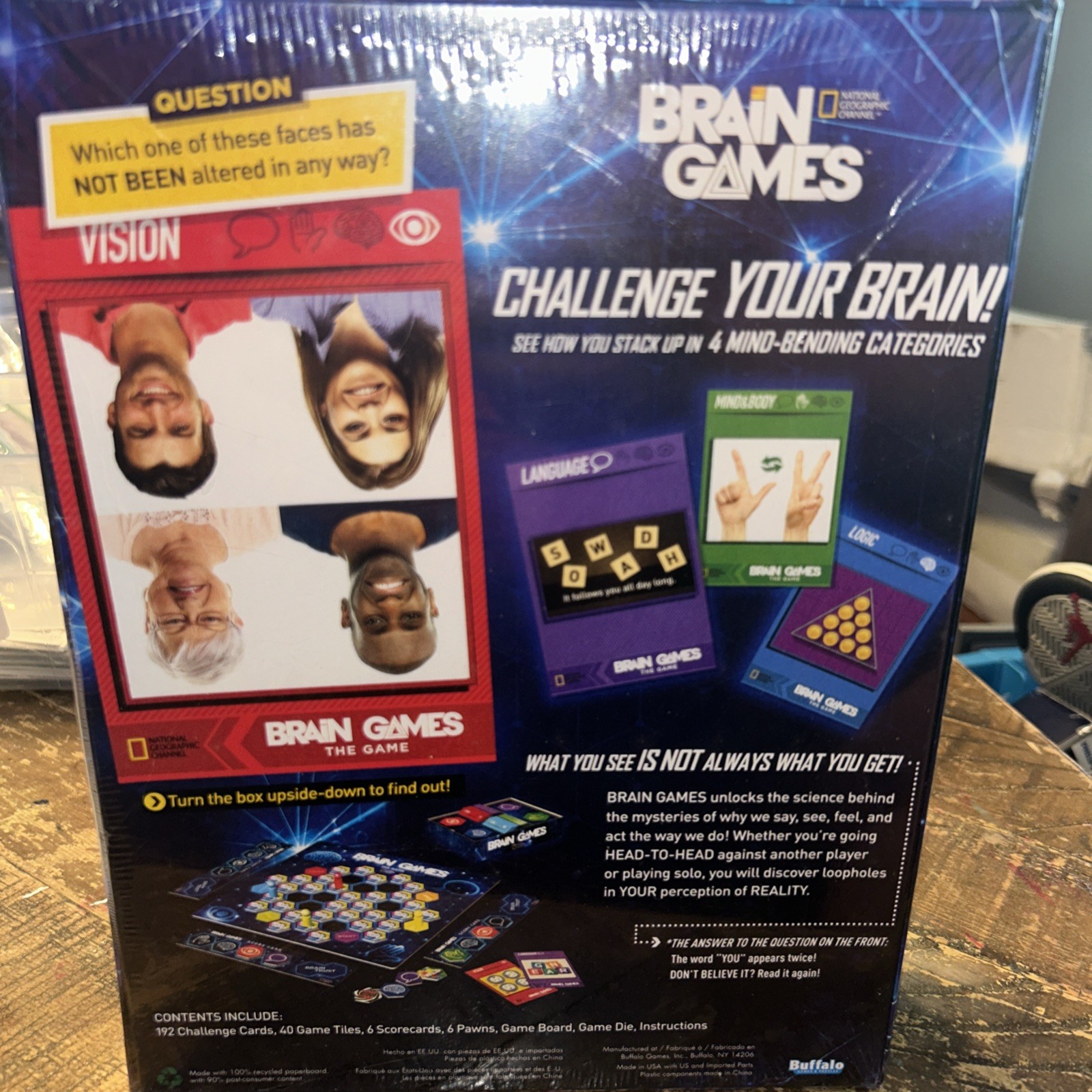 NEW Brain Games Educational Mind Challenging Family FUN Competition Game Sealed