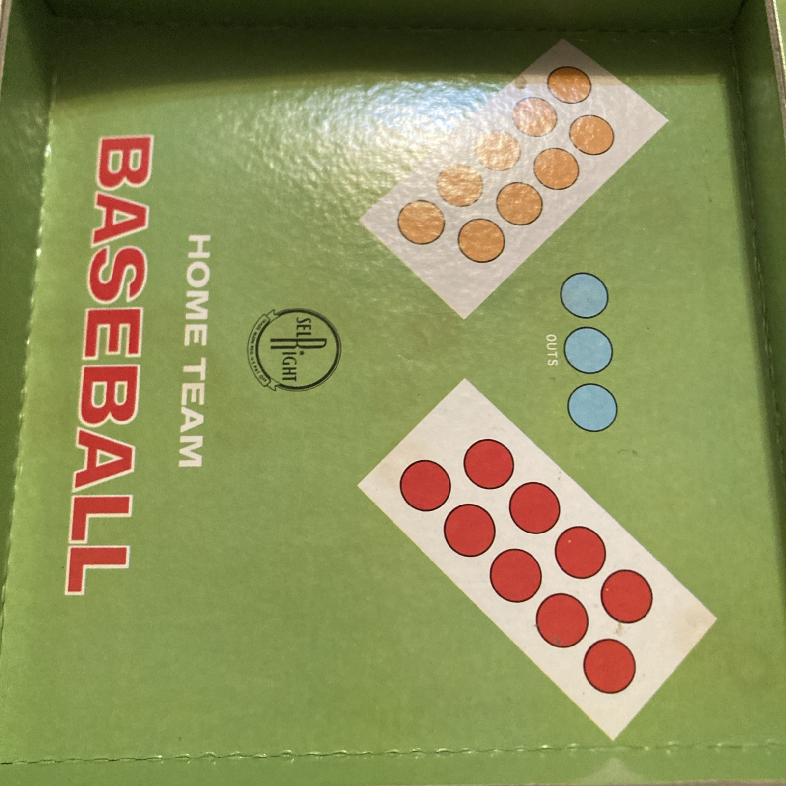 Vintage 1964 Home Team Baseball Board Game Selchow & Righter HTF Selright