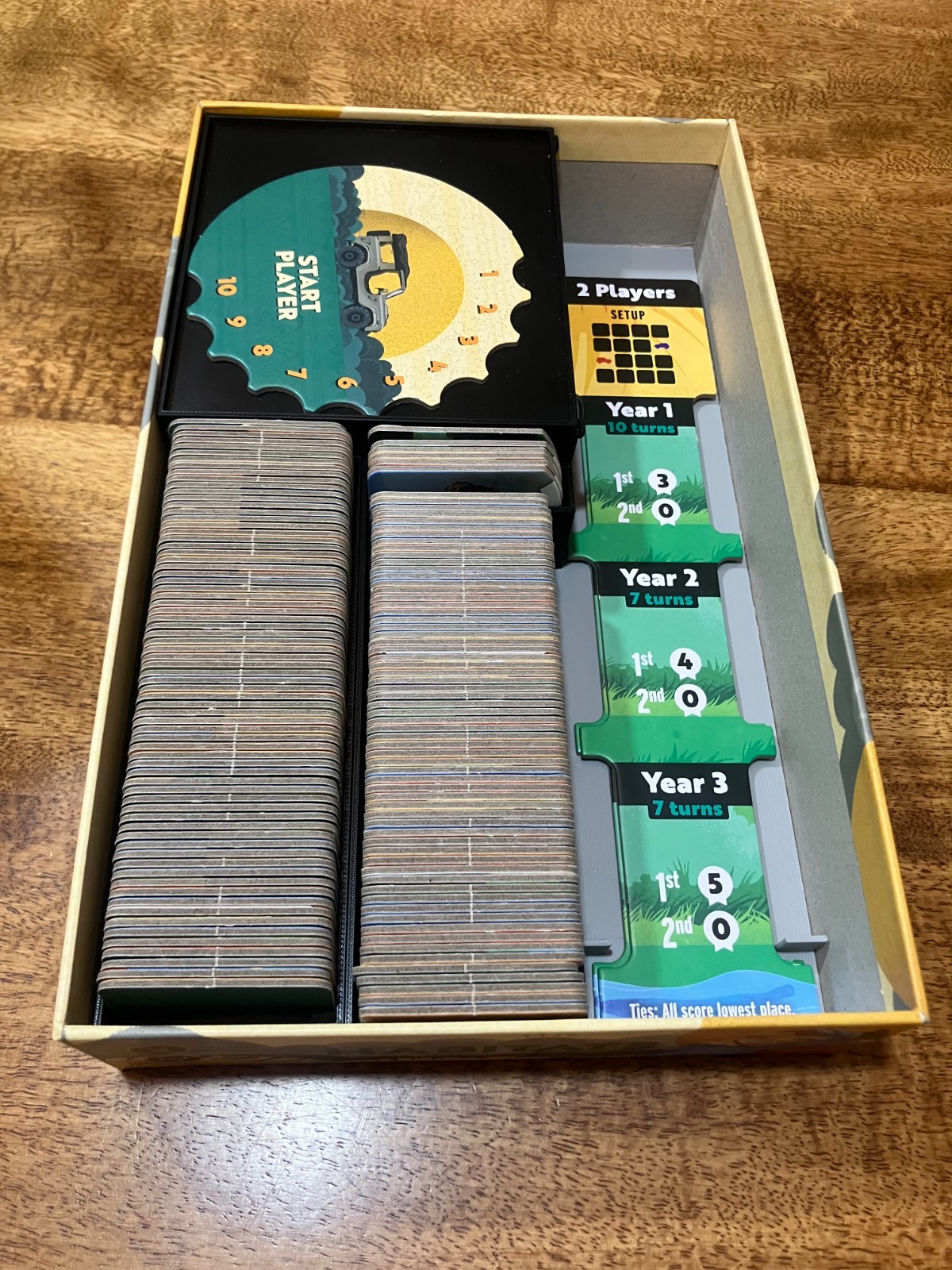 Habitats Board Game Insert with Removable Trays