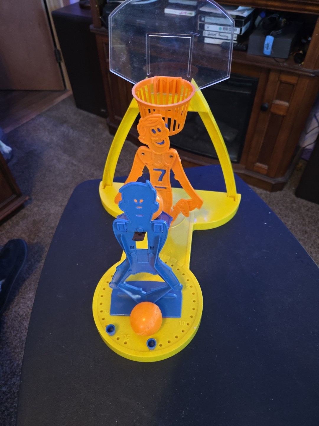 IDEAL SURE SHOT BASKETBALL GAME 1970 BOXED COMPLETE RETRO