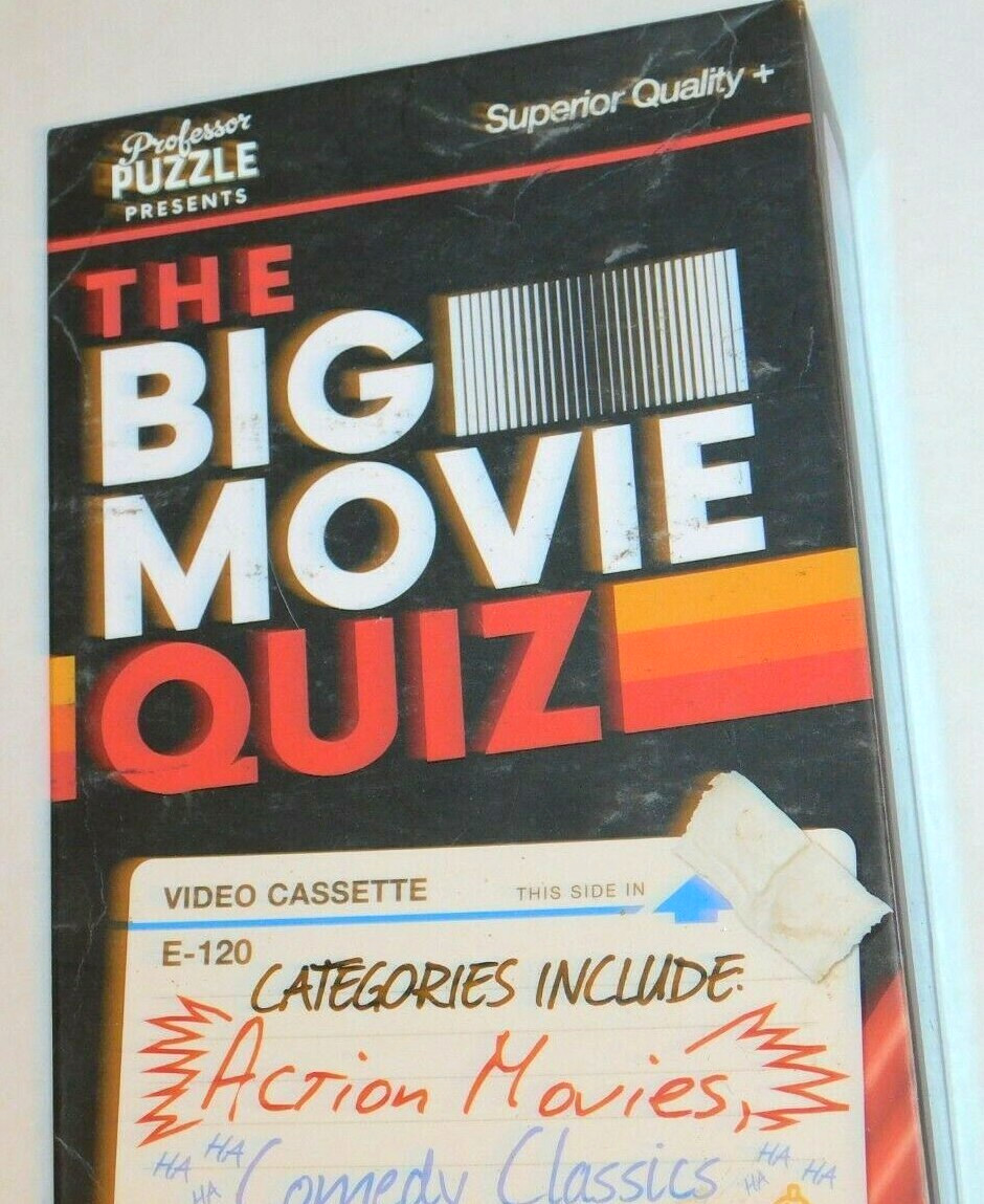 The Big Movie Quiz Movie Trivia Card Game Age 12 & Up