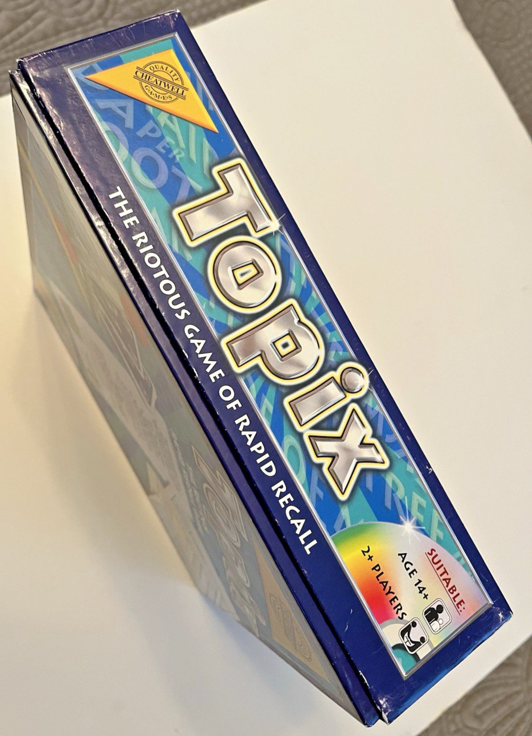 Topix: The Rapid Recall Board Game By Cheatwell Games UK Contents Factory Sealed