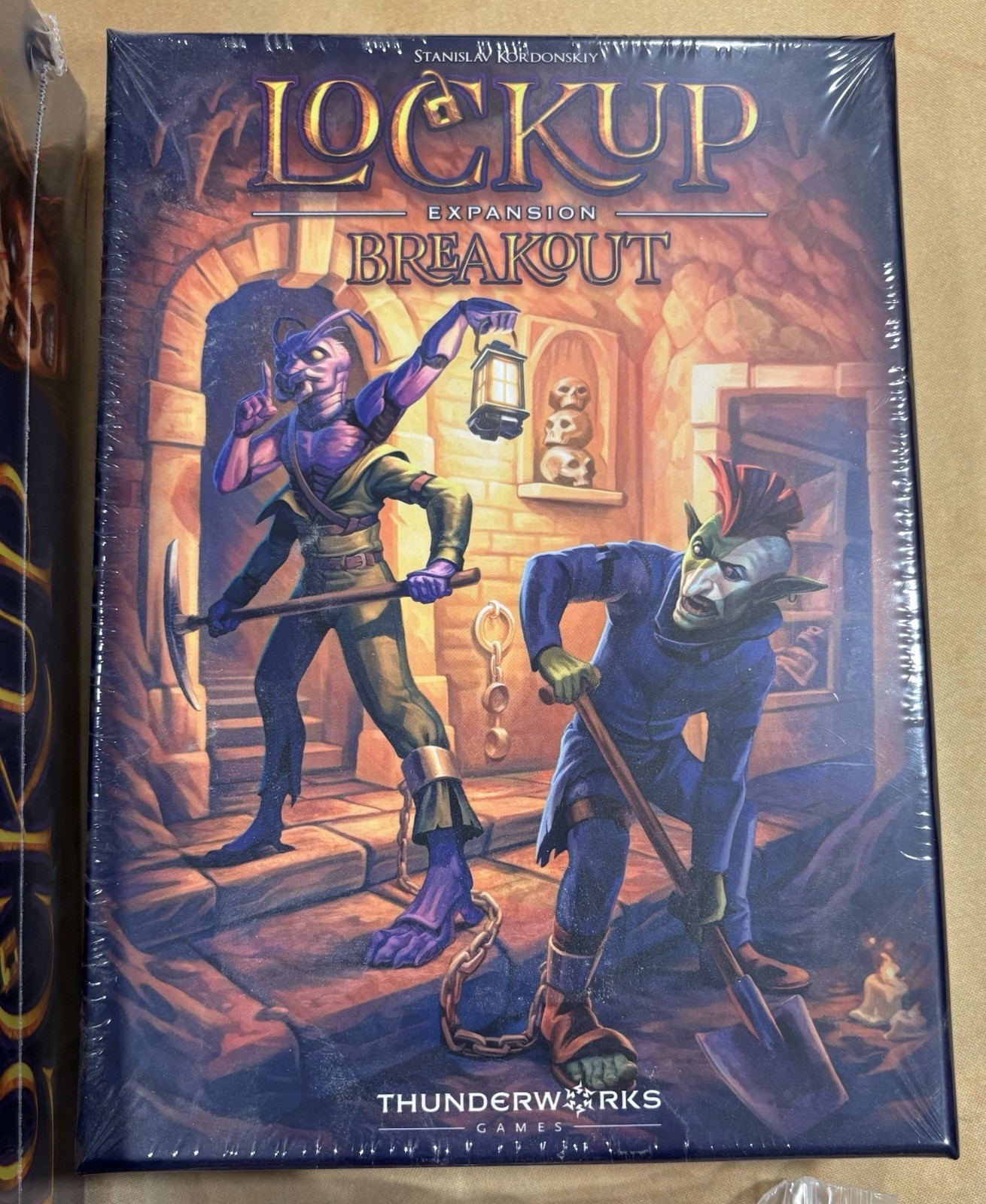 Lockup: A Roll Player Tale Board Game + Breakout Expansion + Acrylic Tiles *NIS*