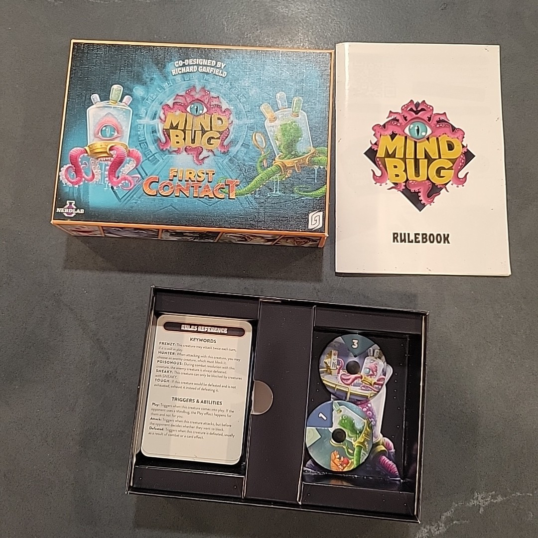 Card Game Mind Bug: First Contact Ghost Galaxy Nerdlab Richard Garfield