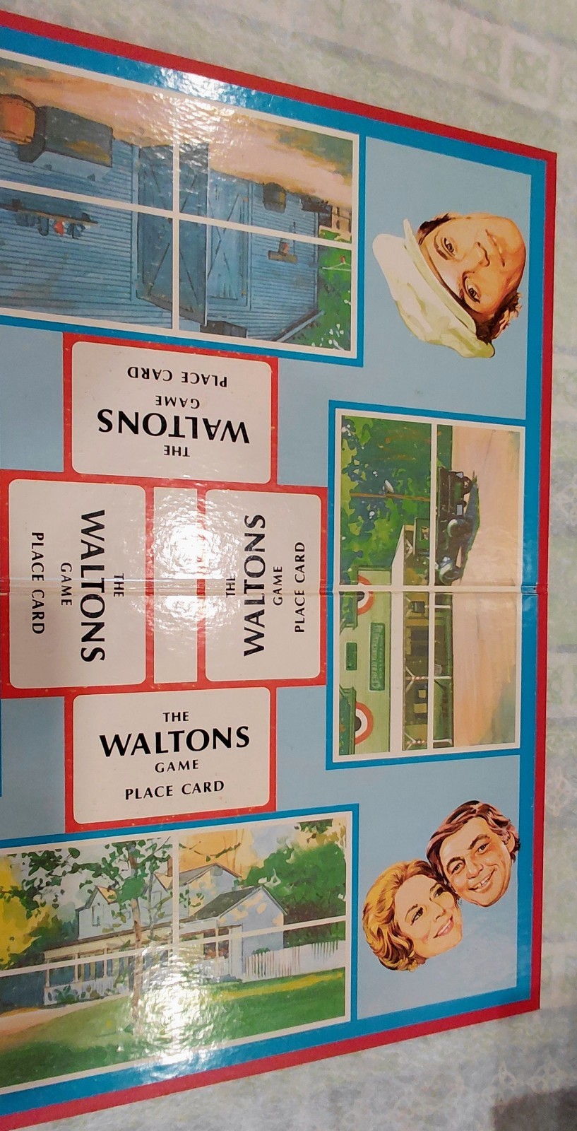 Antique “WALTON’S” GAME BOARD ONLY Lorimar Productions Patented 1974 USA
