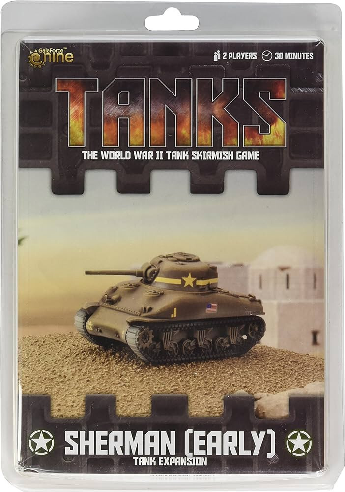 GF9 Tanks Sherman Early Tank Expansion TANKS47 Gale Force Nine War Game NEW