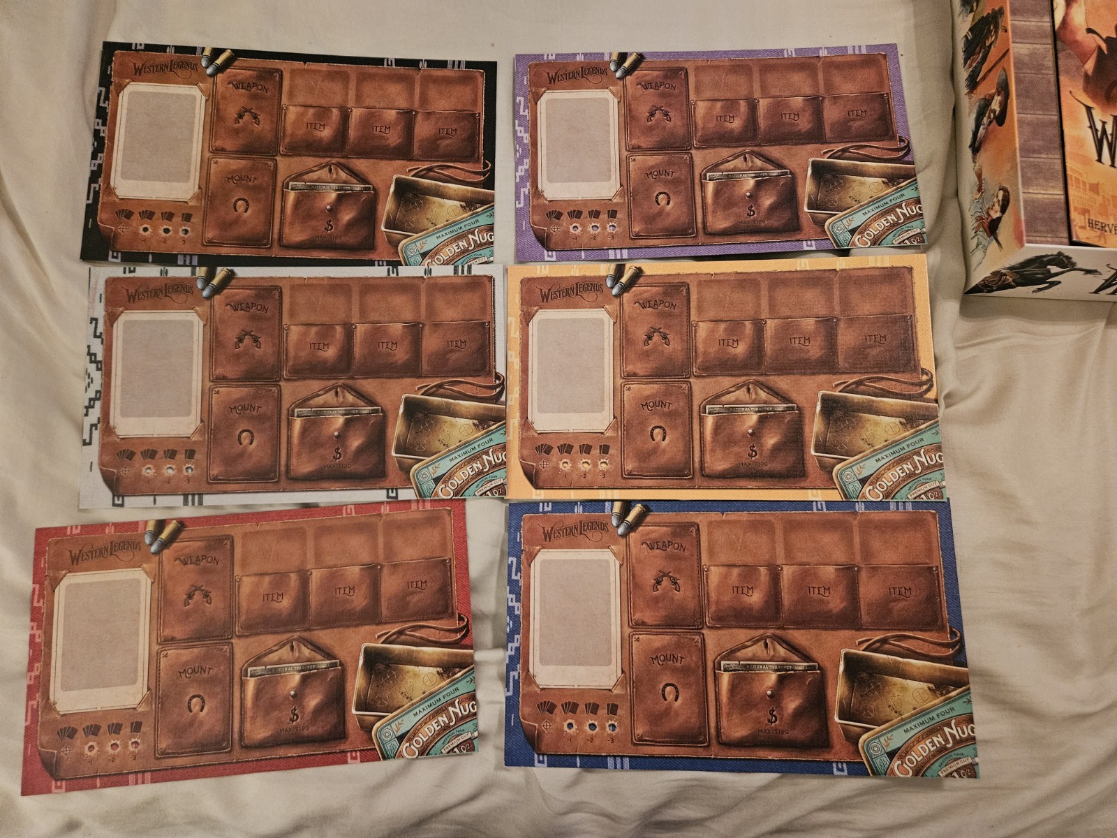 Kolossal Games Western Legends Board Game + Ante Up & Blood Money, + Playmat