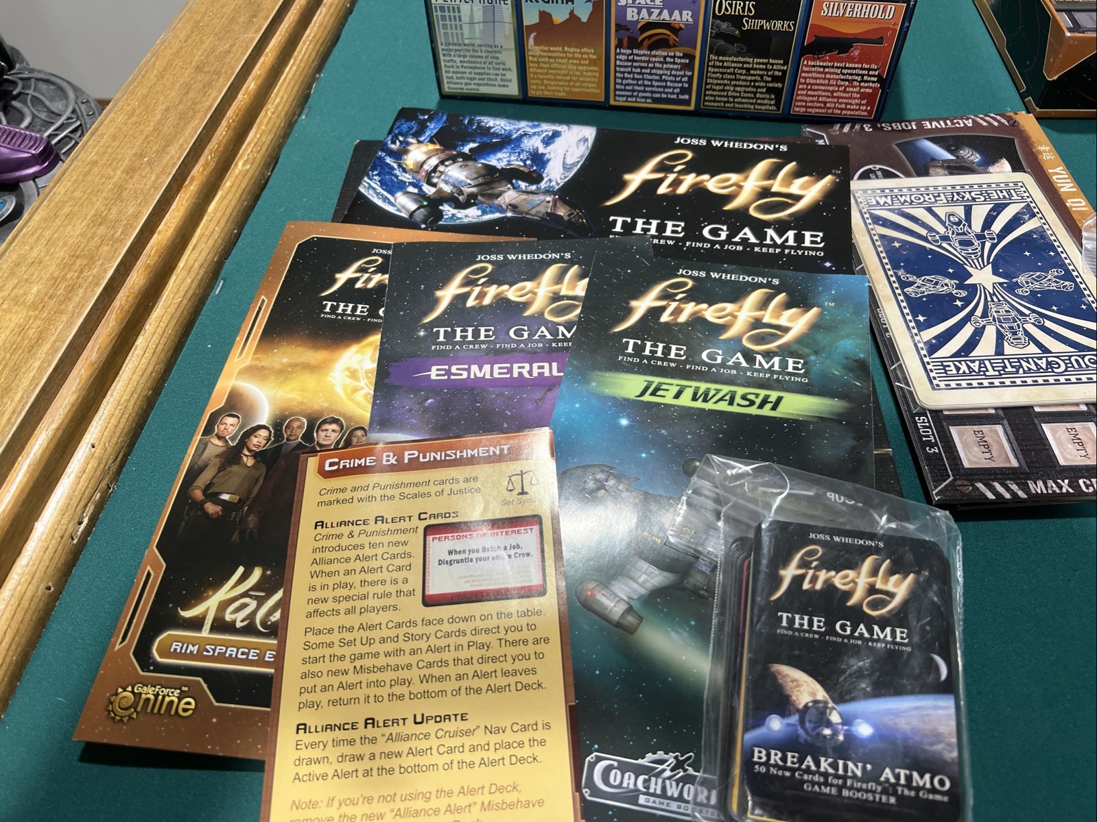 Firefly The Game + 5 Exp All Complete Kalidasa Crime Punishment Atmo Jetwash