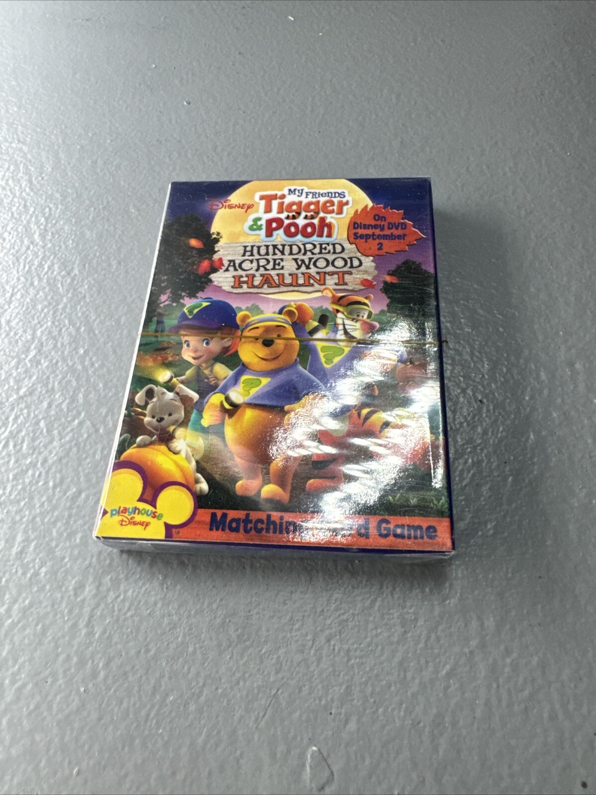 Toy Game Tiger and Pooh Matching Card Game SEALED