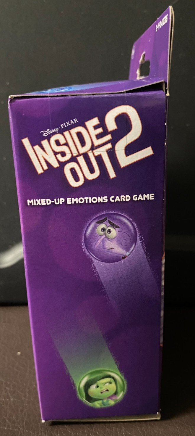 Disney Pixar Inside Out 2 Mixed-Up Emotions Card Game W/ Collectible Figure NEW