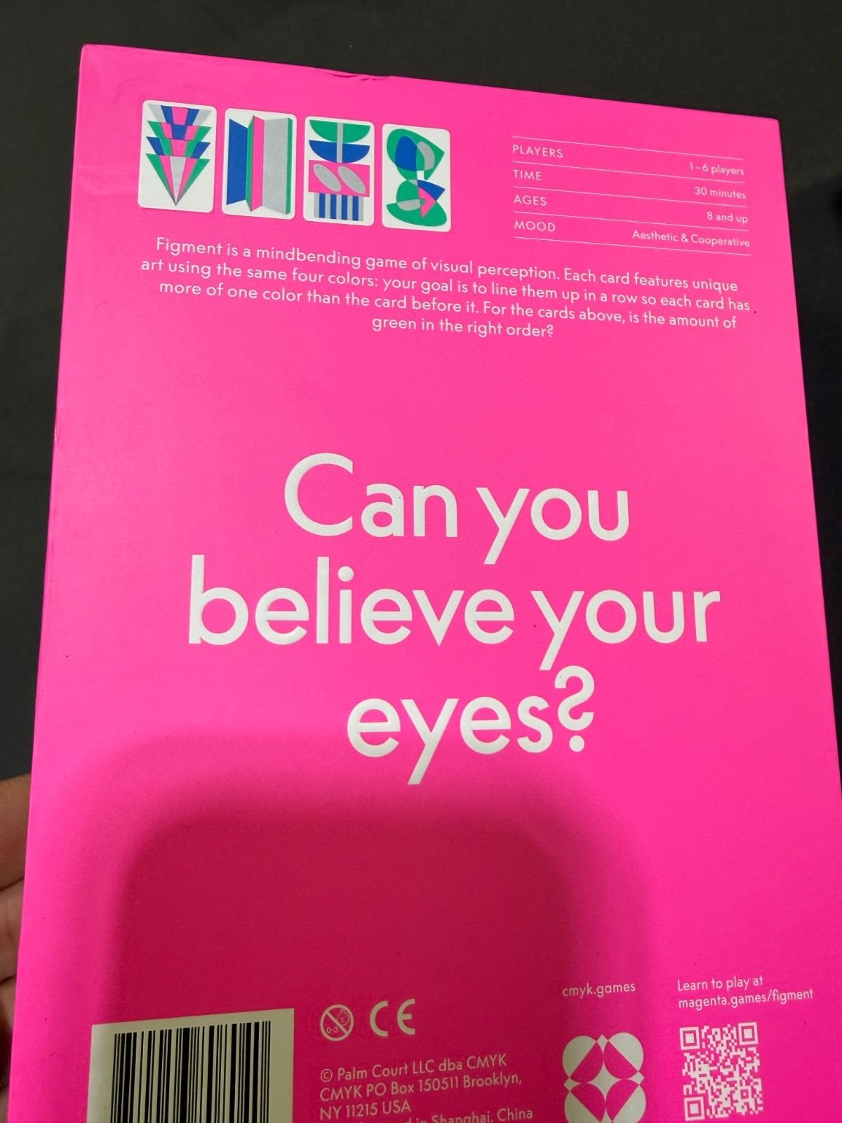 Magenta Card Game Set: Fives, Figment, Fruit Fight