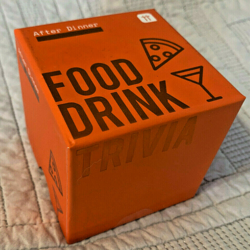 TALKING TABLES AFTER DINNER FOOD DRINK QUESTIONS TRIVIA 5052715127614 board game