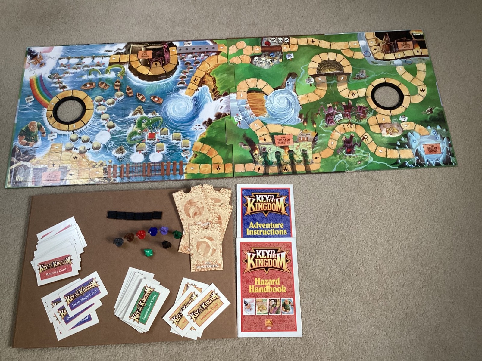 Key to the Kingdom Board Game COMPLETE! Golden 1992