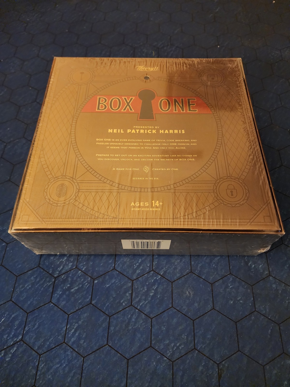 BOX ONE Board Game Presented By NEIL PATRICK HARRIS 1 Player, Sealed. Theory 11