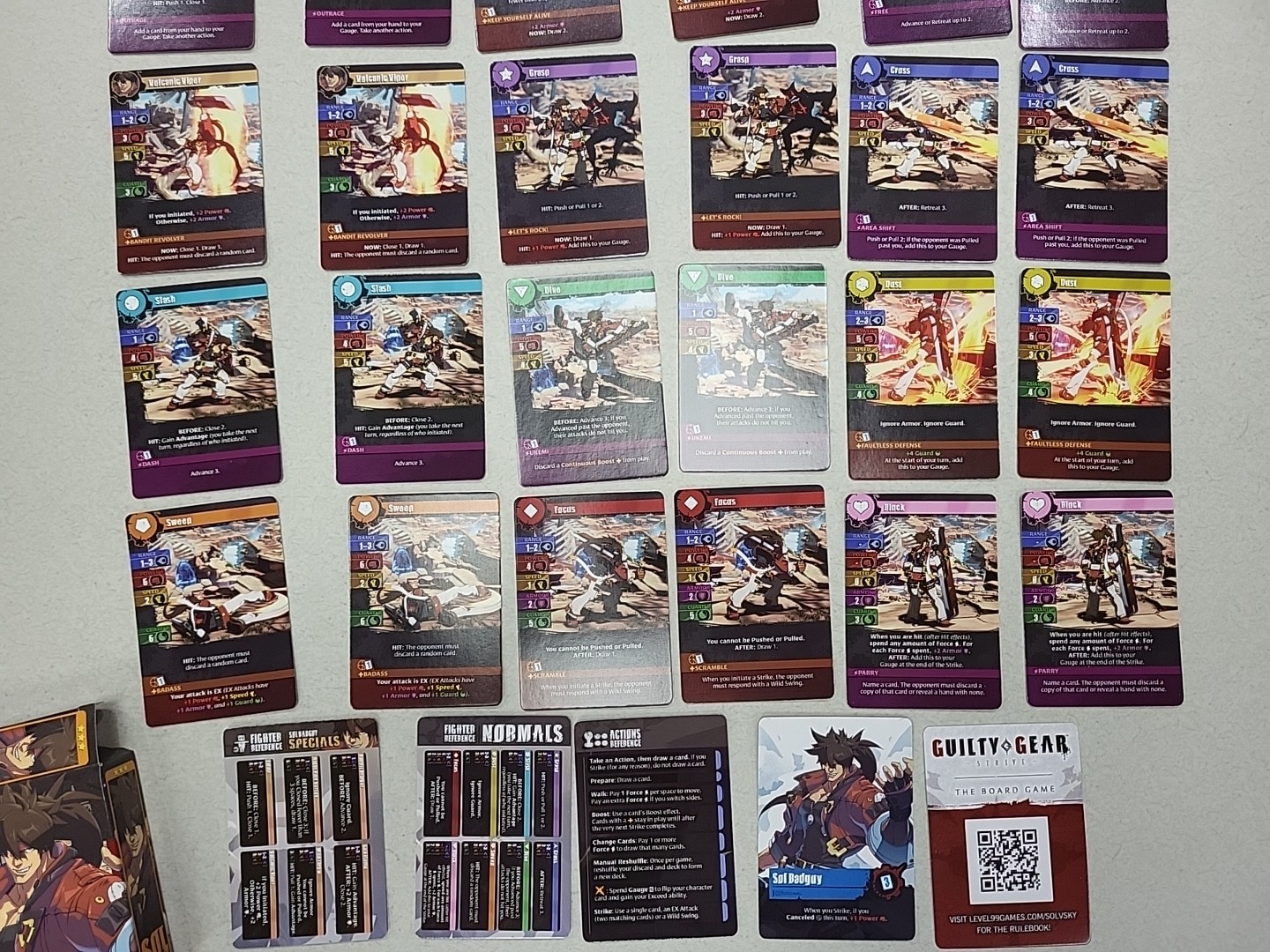 Guilty Gear Strive Board Game – Demo Deck