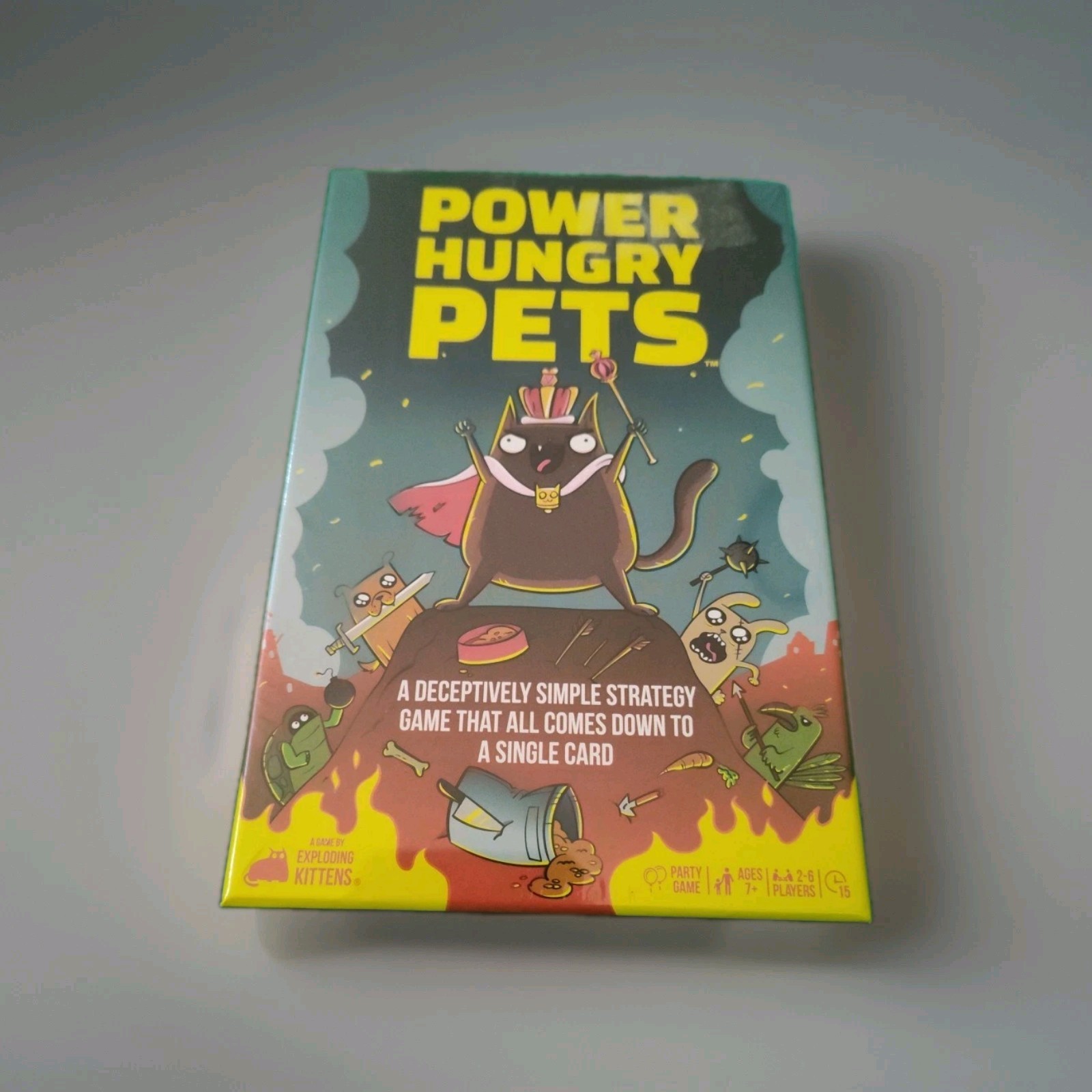 Exploding Kittens: Power Hungry Pets – Board Game Party Game