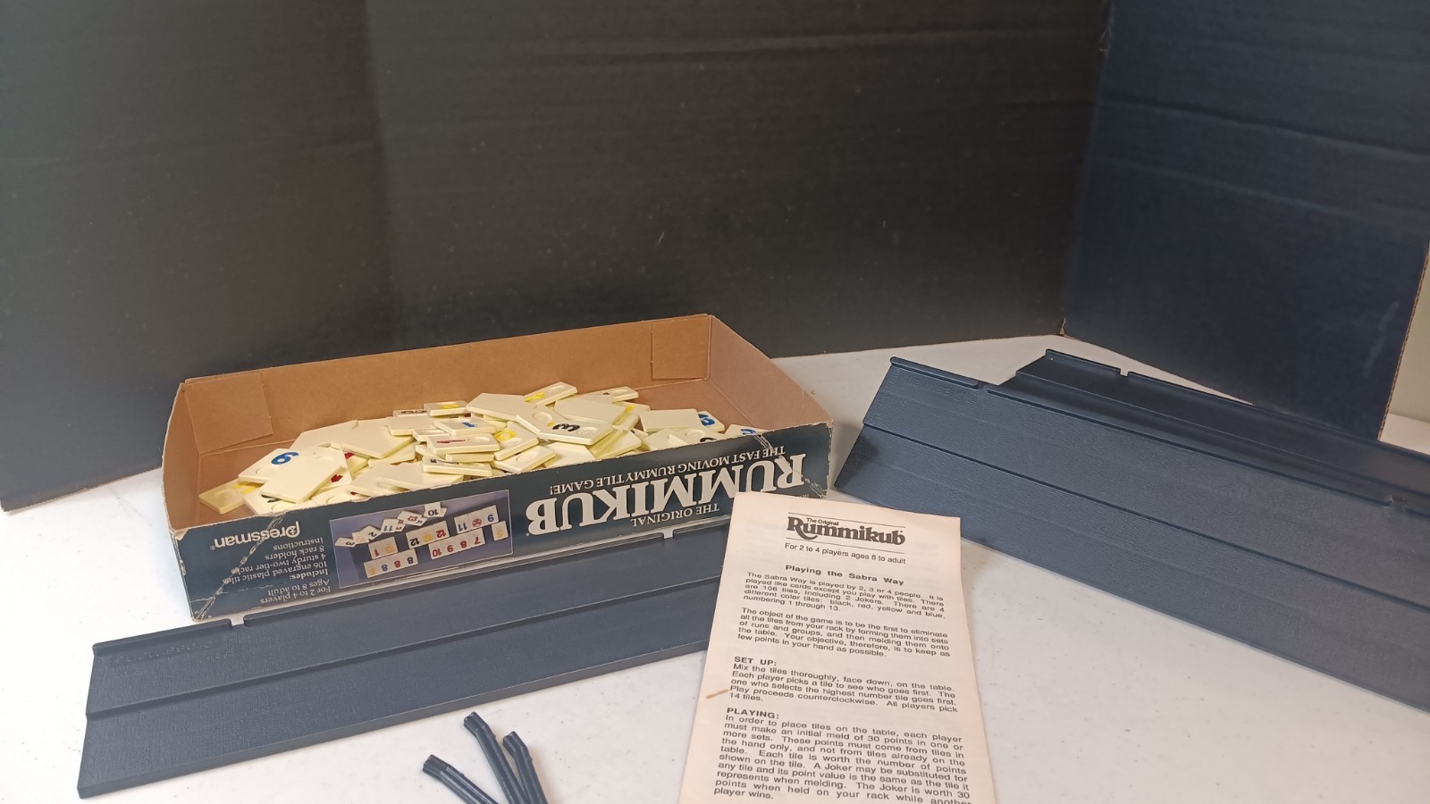 The Original Rummikub – Pressman 1990 Edition – – Free Shipping!