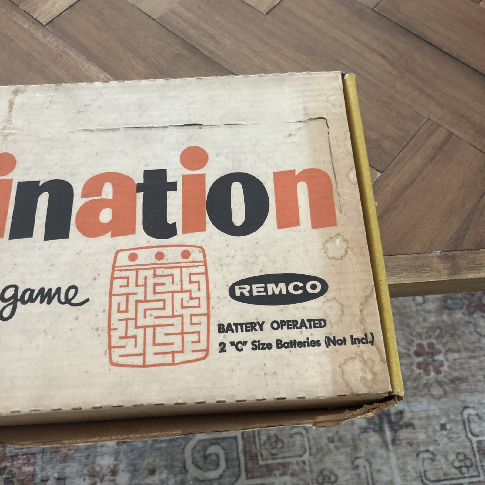 1961 Remco Fascination Electric Maze Game Orig Box UNTESTED