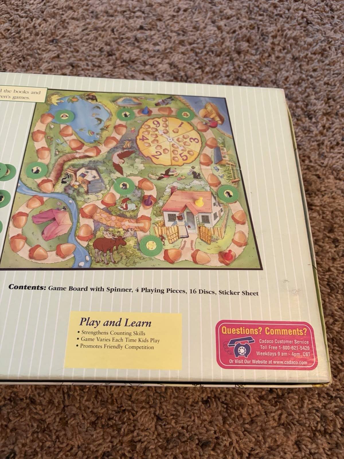 Maurice Sendak’s Little Bear Leap Frog Game COMPLETE Vintage 1999 Free Shipping