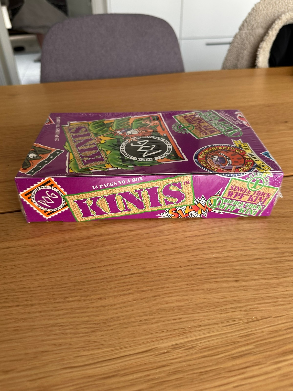 Pog Kinis 1994 Sealed Display Box – 24 Booster Packs – Factory Sealed Boosters