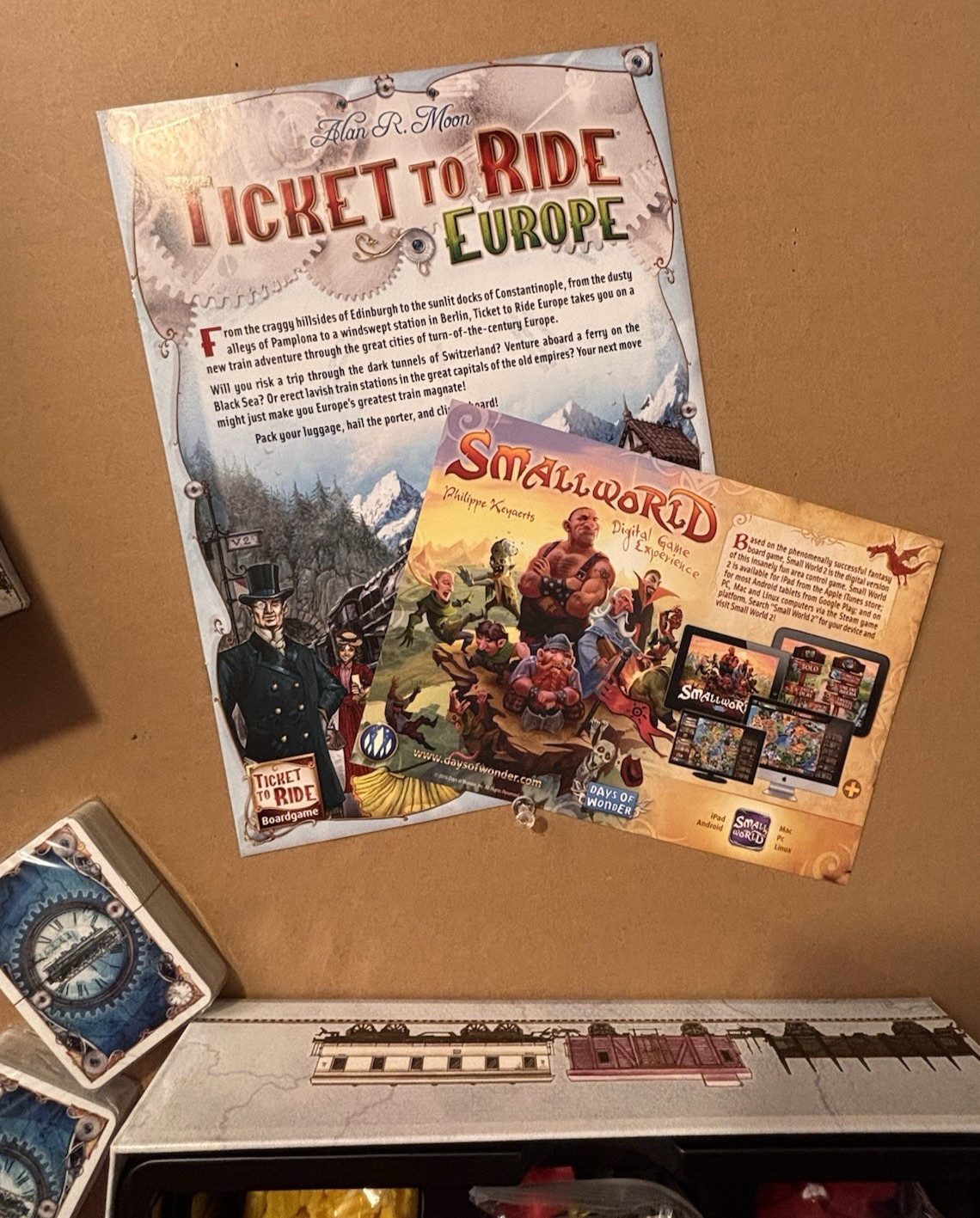2016 Ticket To Ride Europe Board Game – New, Open Box, Complete, Sealed Cards
