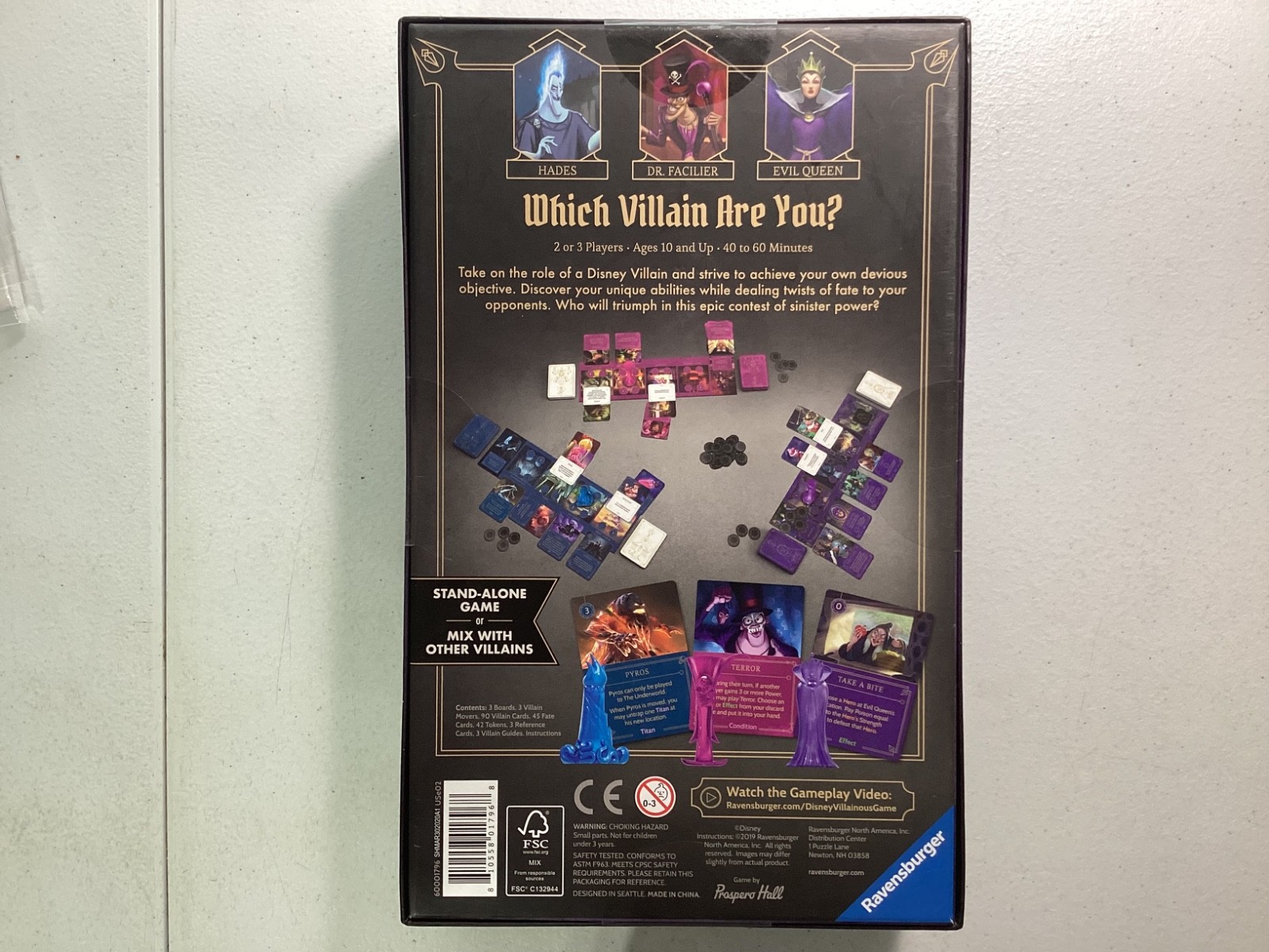 Disney Villainous Wicked to the Core Board Game 2019 Sealed Ravensburger