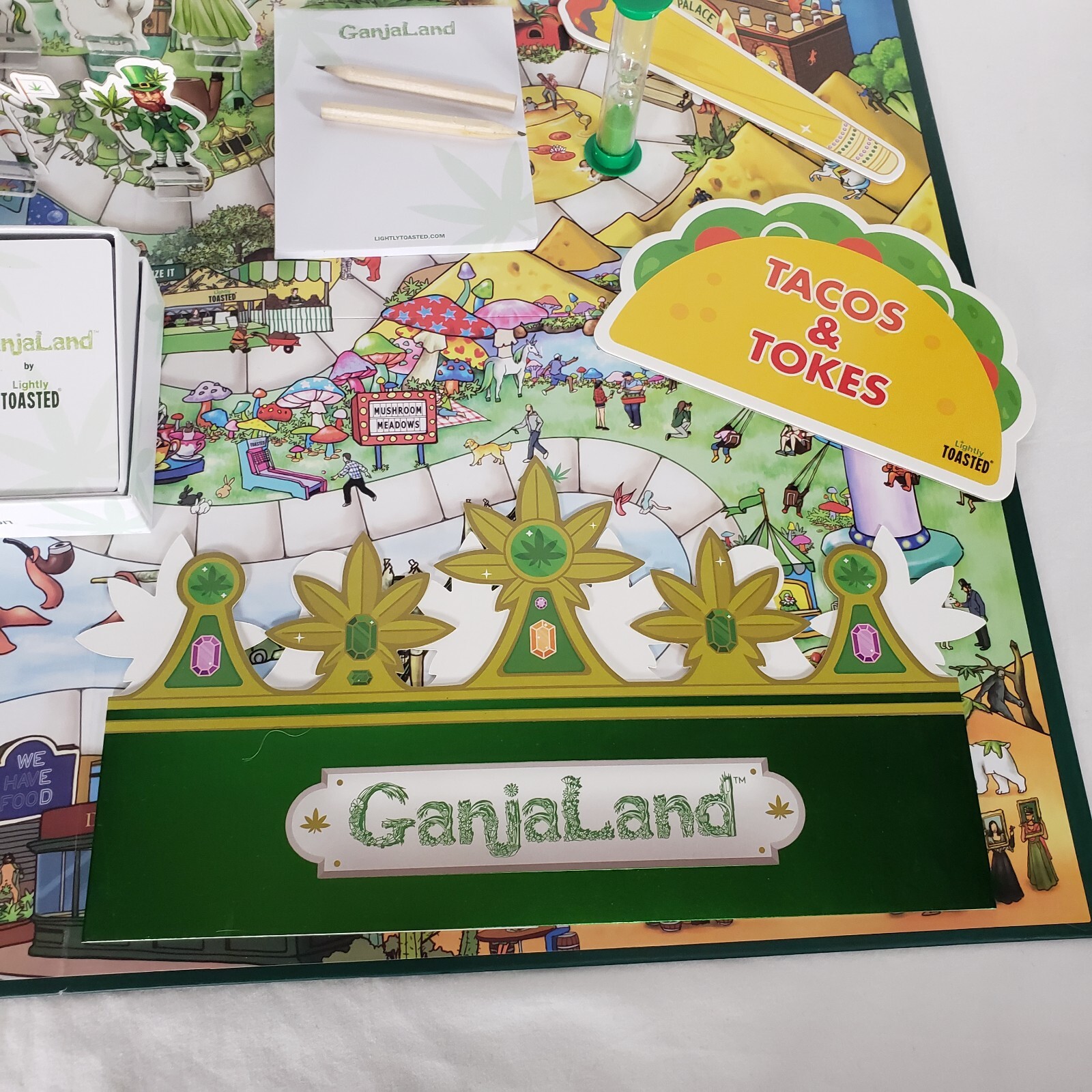 GanjaLand an EPIC Weed Adventure Board Game – 100% Complete