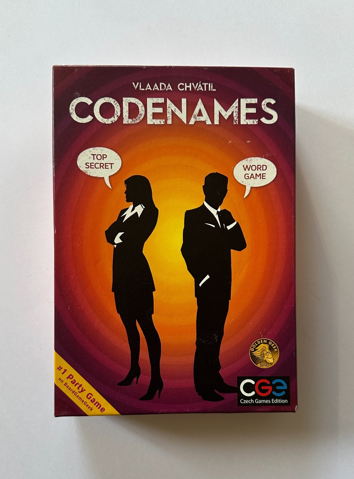 CODENAMES Party Game 2015 Czech Games Edition Complete in Box