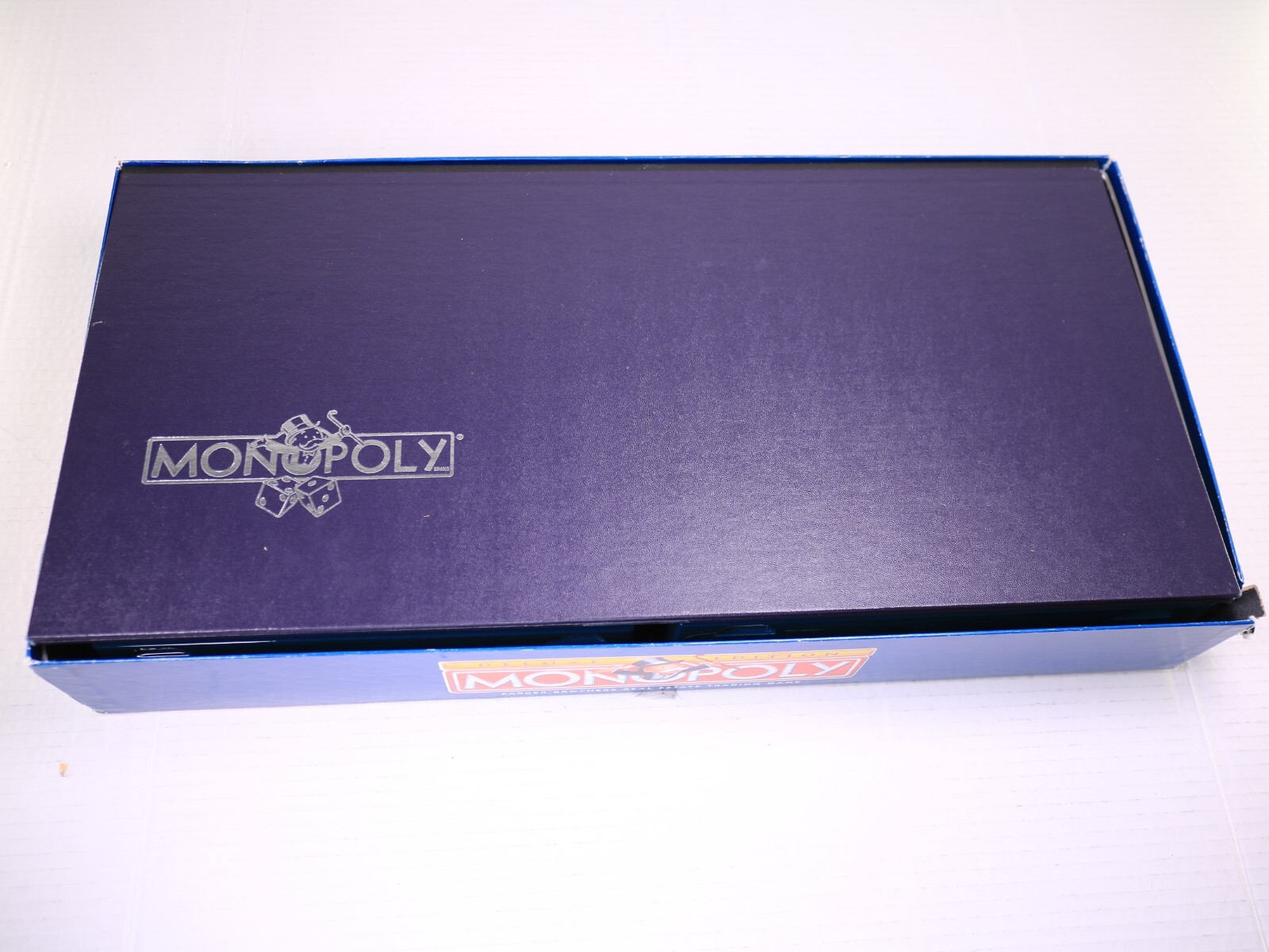 1995 Monopoly Deluxe Edition Board Game 100% Complete Gold Tokens, Clean See Pic