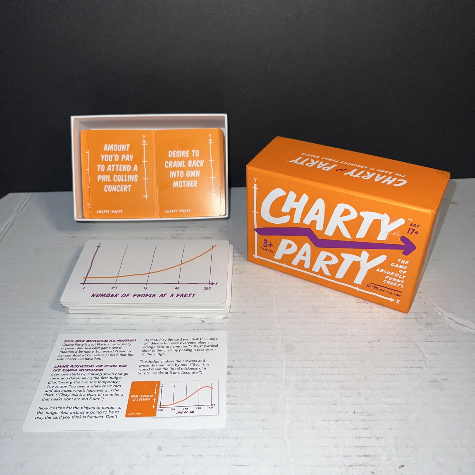 Charty Party The Game of Absurdly Funny Charts New Adult Game FUN!