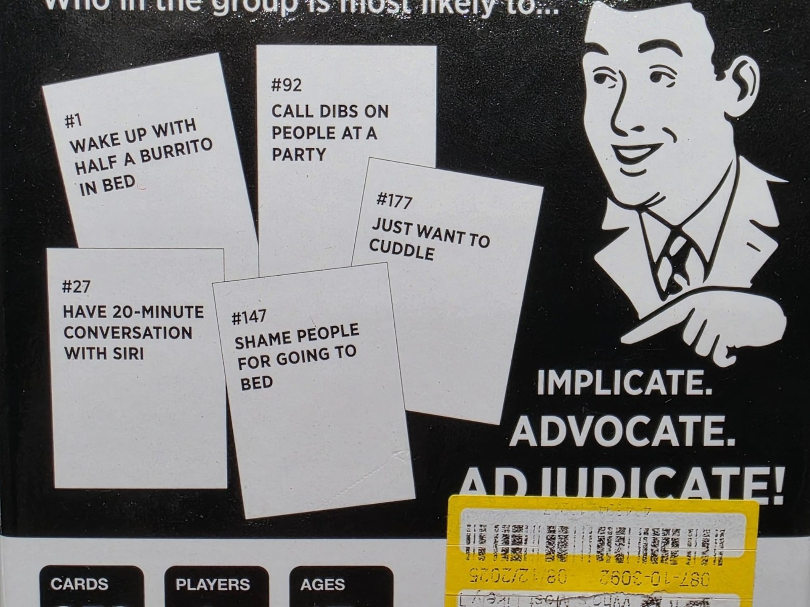 Whos Most Likely To… Party Game For Adults And Teens DSS Games Ages 17+