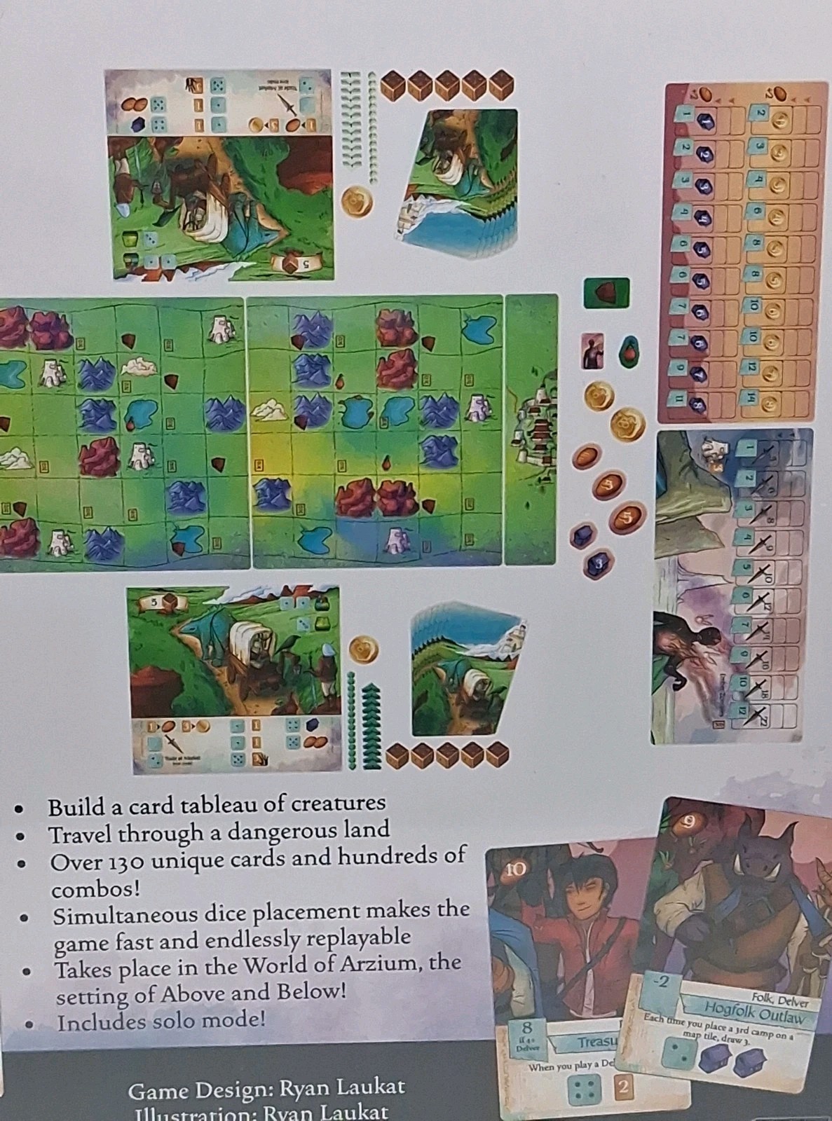 Creature Caravan Retail Board Game Red Raven Games New Sealed Fast Free Ship USA