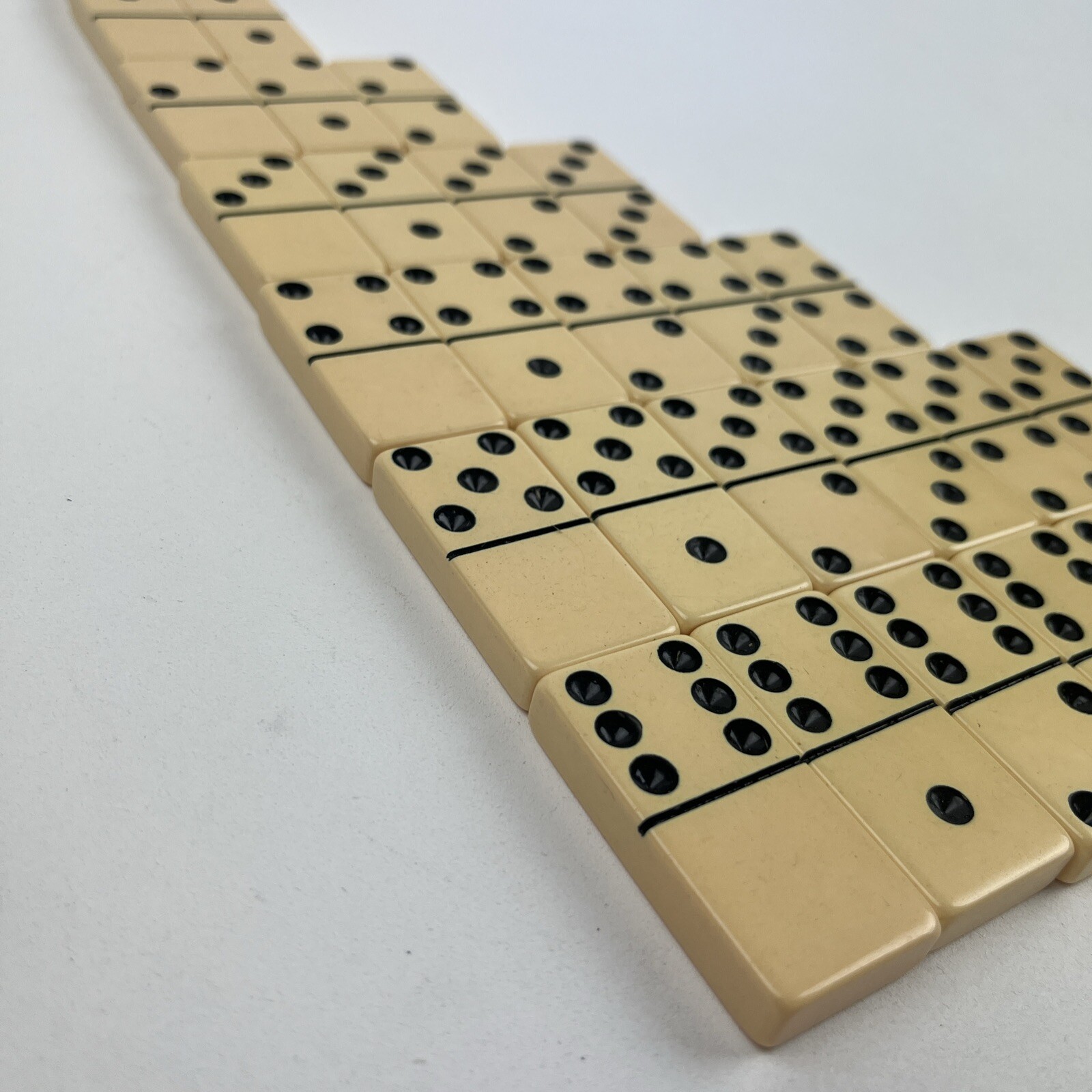 Puremco Marblelike Standard Dominoes No. 616 Made in U.S A. Vintage
