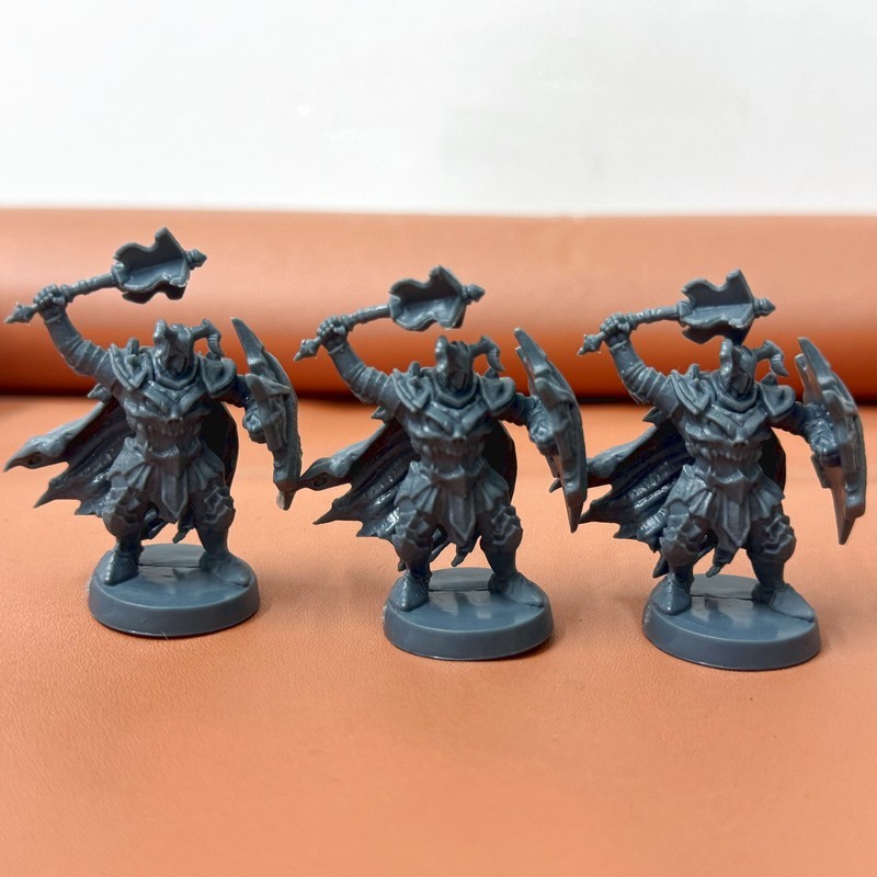 6pcs Withcher Dread Warriors Knight of Terror Heroquest Board Game Miniatures